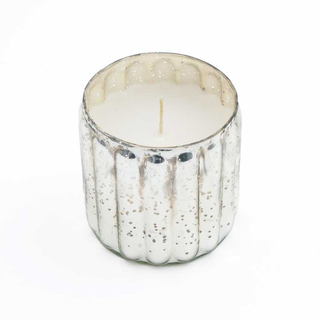 7Oz Mercury Glass Votive Round