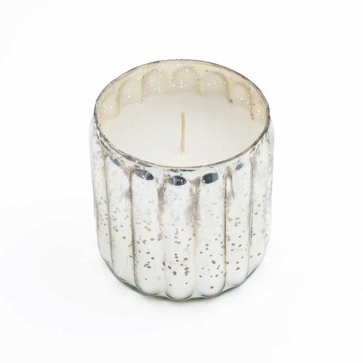 7Oz Mercury Glass Votive Round