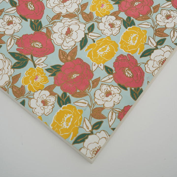 Soft Cover Note Book / Mint - Recycled Cotton & Plain Mill Made Paper / 7 X 10 Inches / Moq - 6 Pcs