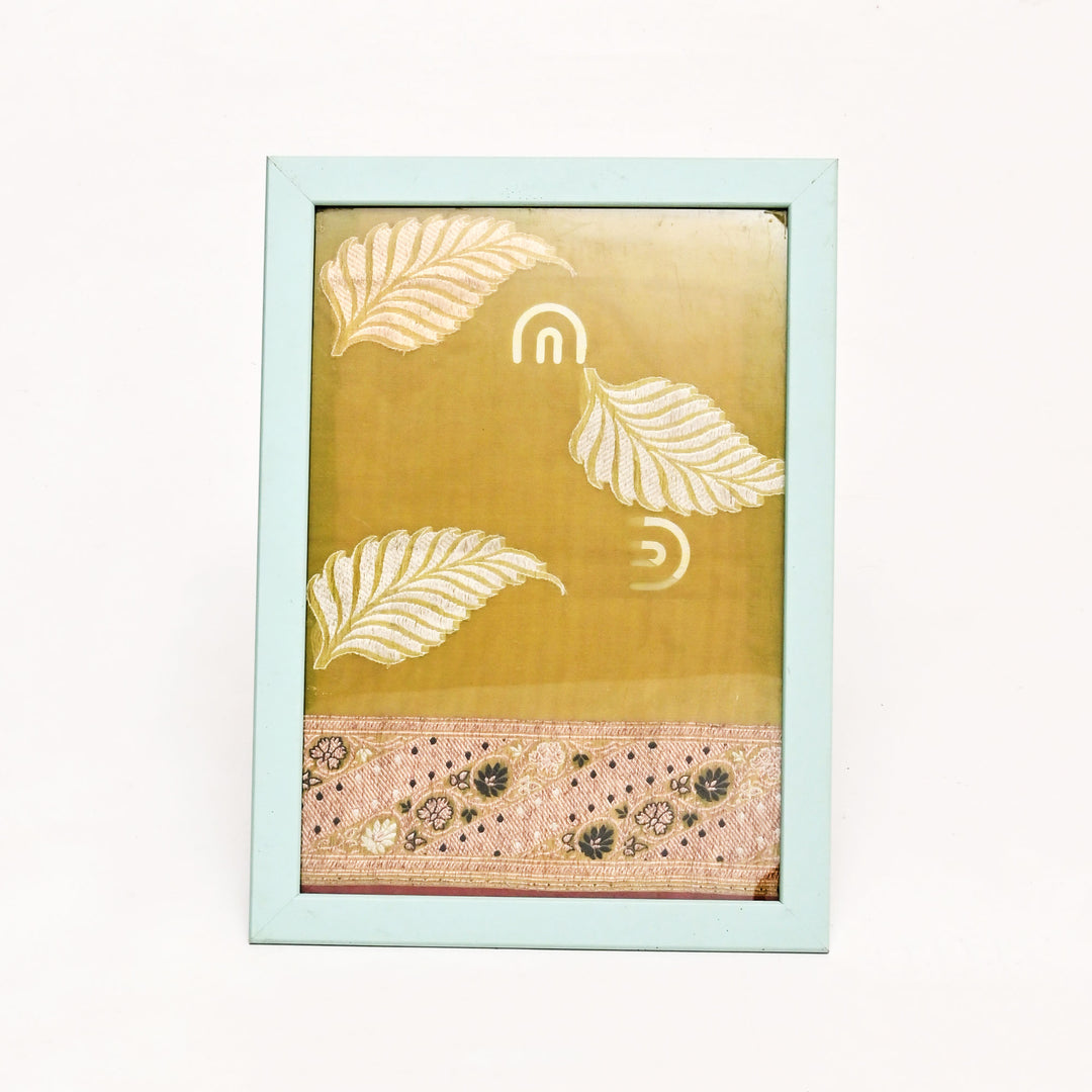 Artisan Handwoven Framed Textile | Timeless Heritage Piece | 7X5"