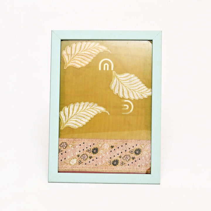 Artisan Handwoven Framed Textile | Timeless Heritage Piece | 7X5"