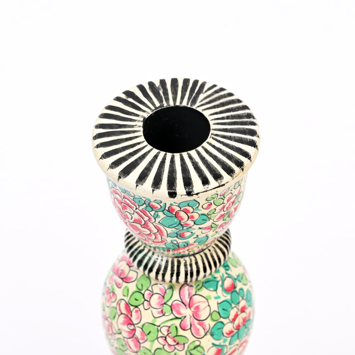 Handcrafted Paper-Mache Candle Stand | Ecofriendly Decorative Holder