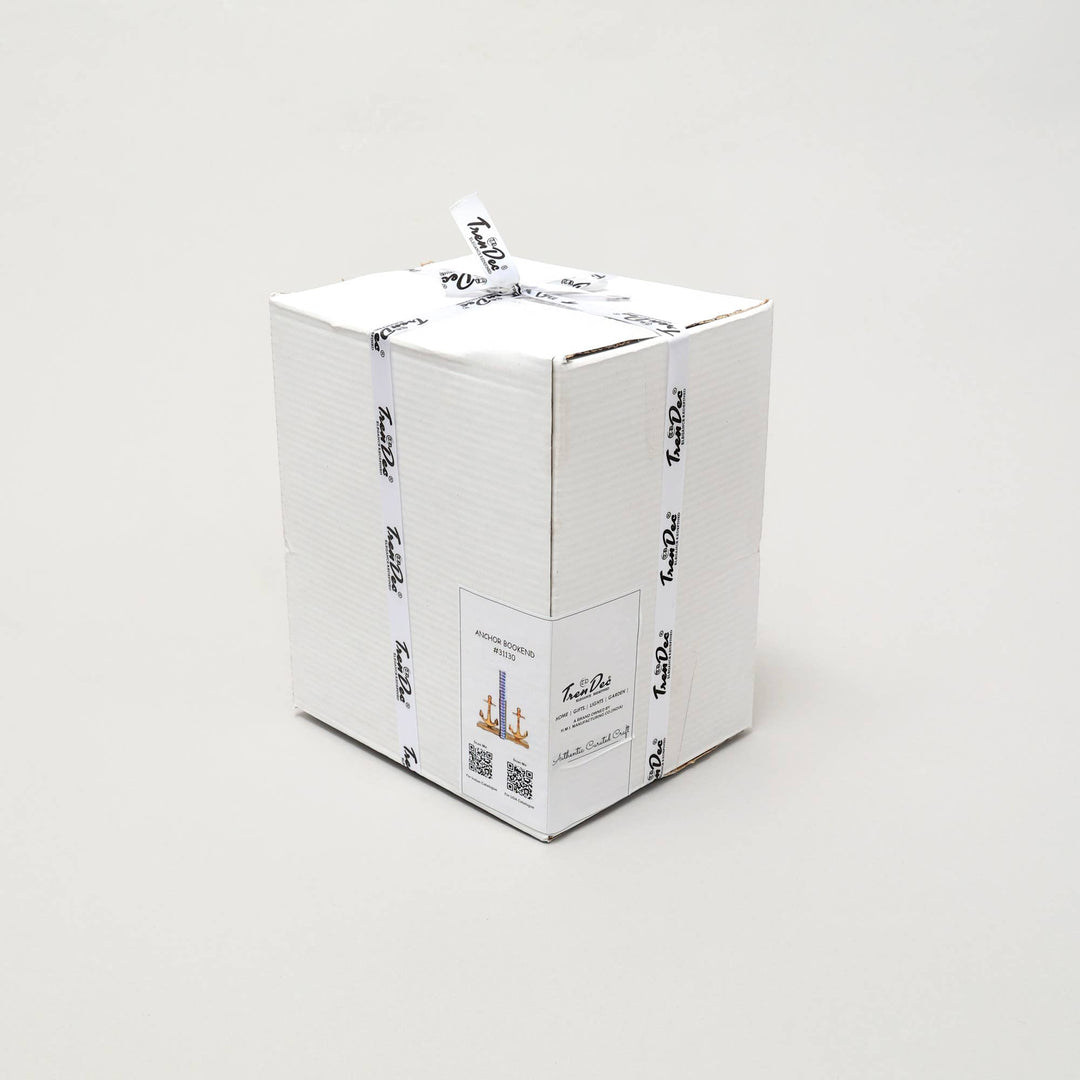 Decorative Aluminum Anchor Bookend - Tabletop (10.5"x3.5"x6.5")