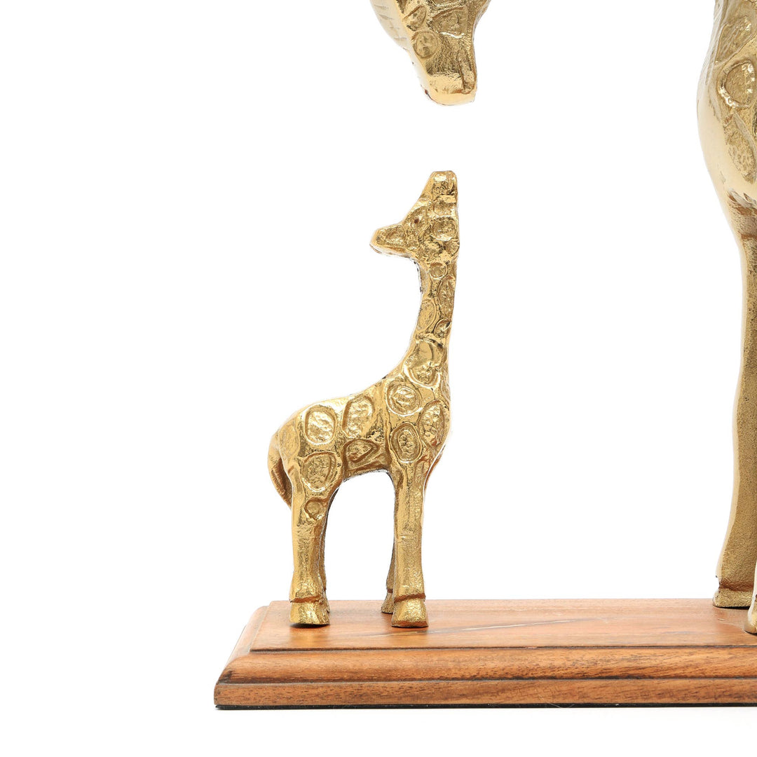 Decorative Giraffe Sculpture-Animal Figurine - 11"x4.5"x11"