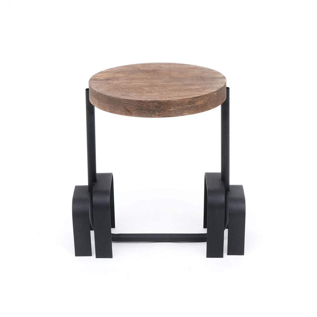 Wood & Iron End table