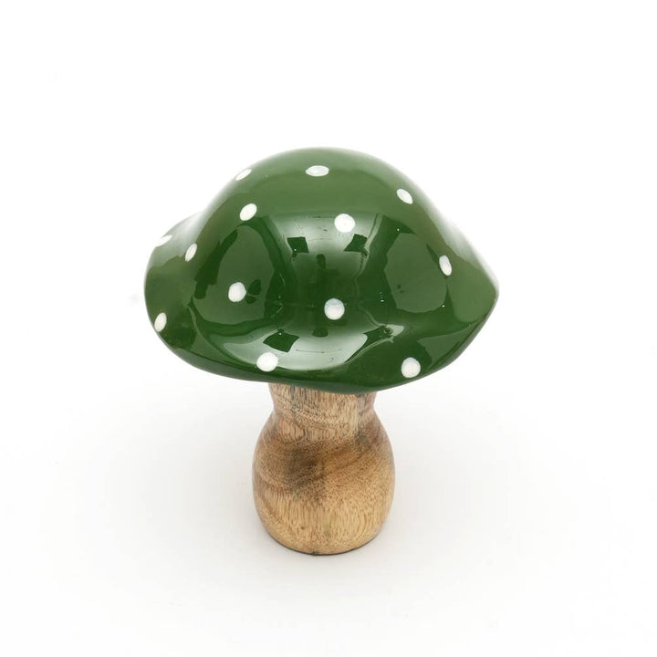 Wooden Table Top Large Mushroom - Set of 2