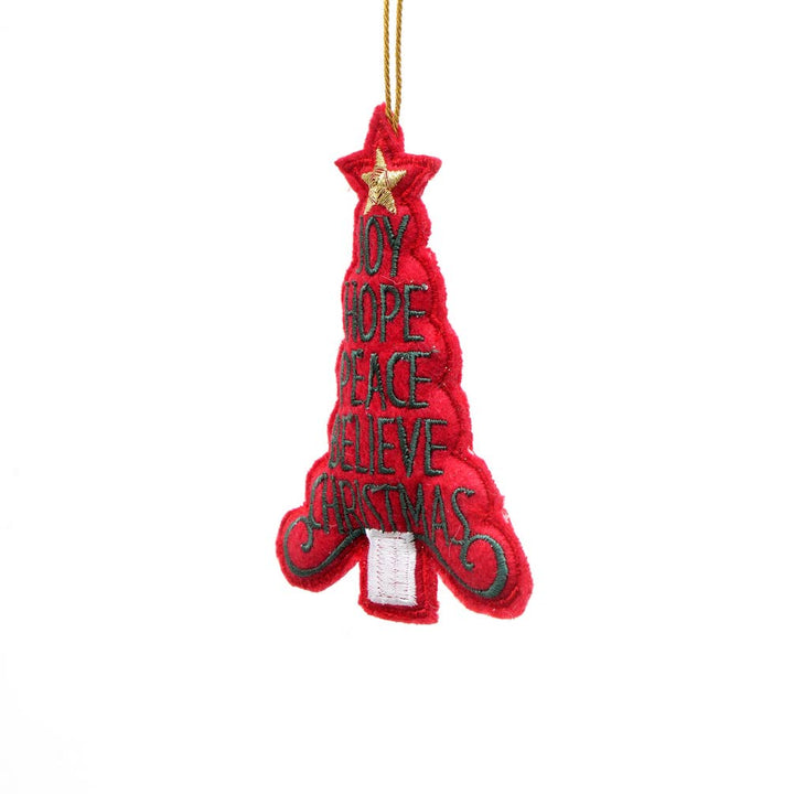 Thread Work Hanging Tree Ornament