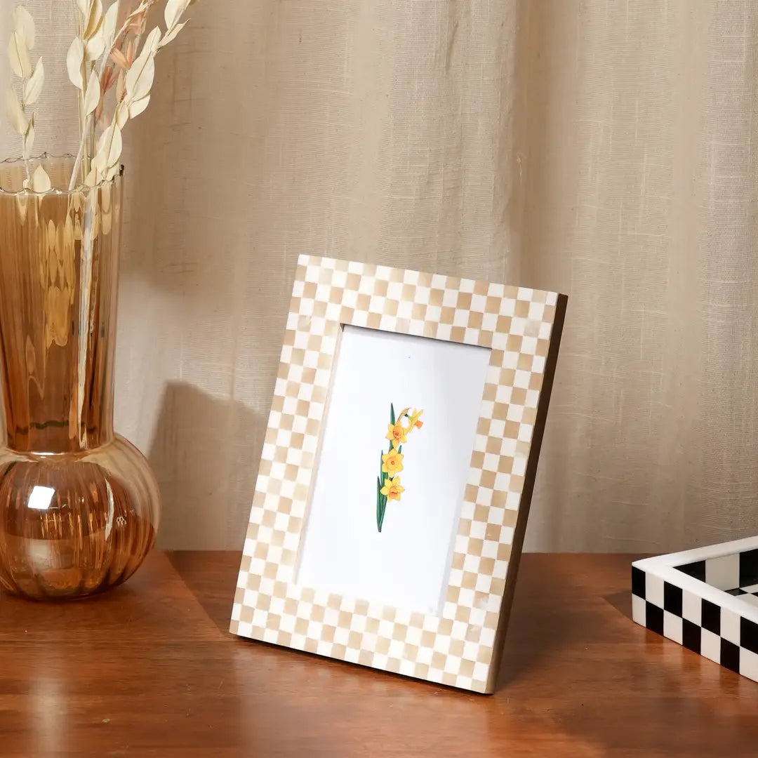 Checkerboard Carnival Photo Frame, 5"x7"