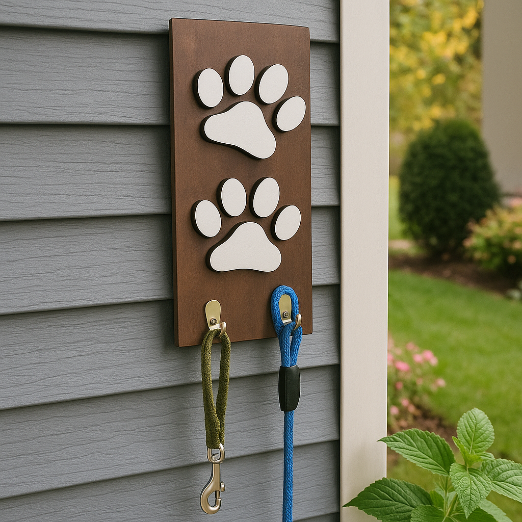 Wood Stacking Holder | Paw Stacking Holder | Handmade Wooden Organizer | Eco Friendly Home & Office Storage