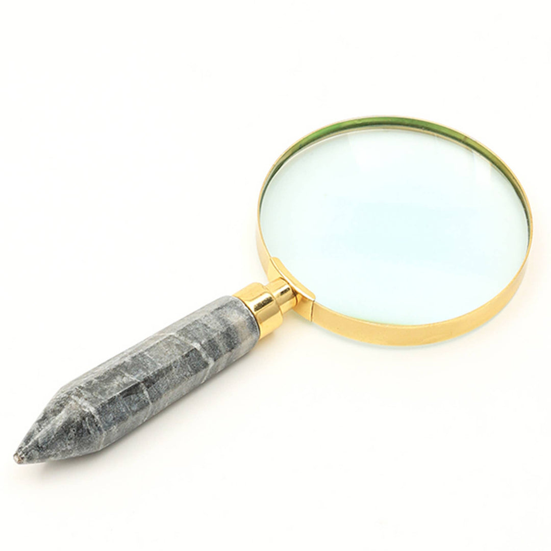 Rickon Marble Handle Magnifier 9x4x1 Inch