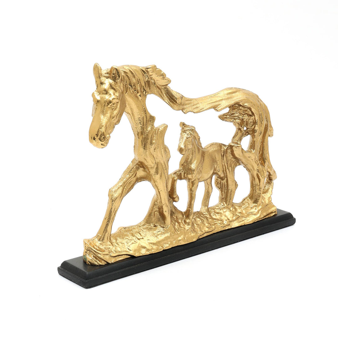 Decorative Horse Sculpture-Animal Figurine - 11"x1.25"x7.75"