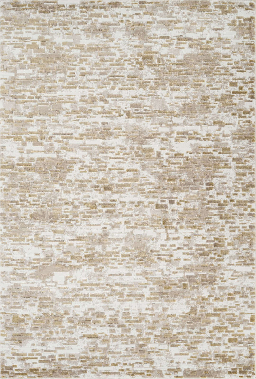Troy Modern Abstract Area Rug | Soft Polyester Indoor Rug | Contemporary Distressed Design