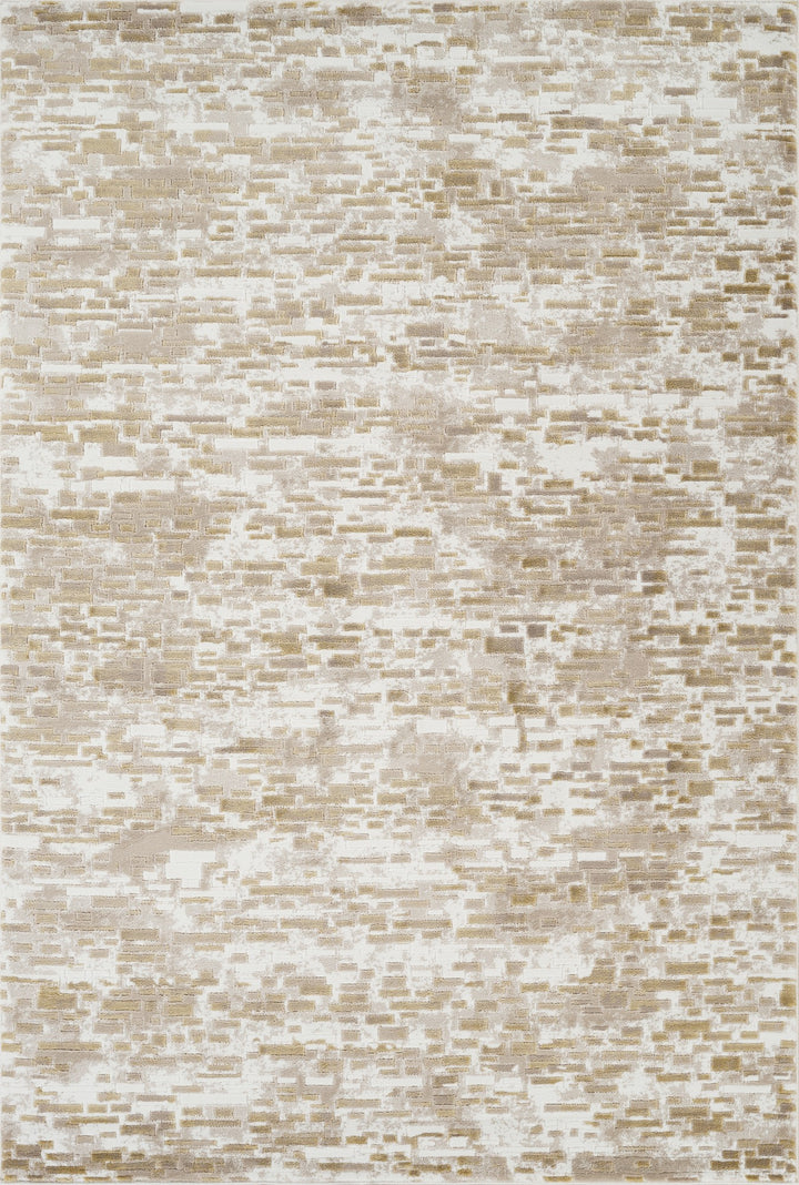 Troy Modern Abstract Area Rug | Soft Polyester Indoor Rug | Contemporary Distressed Design