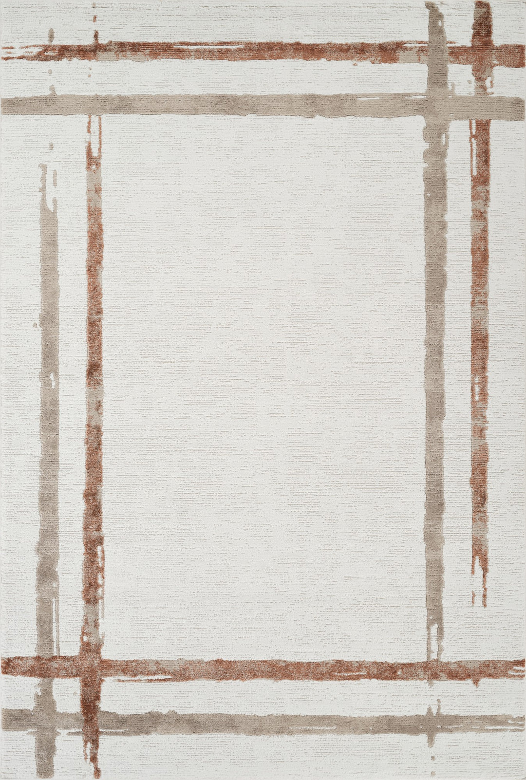 Troy Modern Abstract Border Area Rug | Soft Polyester Indoor Rug for Living Room, Bedroom, Dining Room & Office | Contemporary  Accent Rug