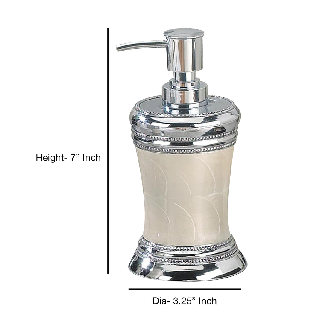 Stainless Steel Liquid Soap Dispenser Pump Bottle | Bathroom Vanity & Kitchen Sink,Holds Soap,Lotion & Sanitizer | Chrome/Mop