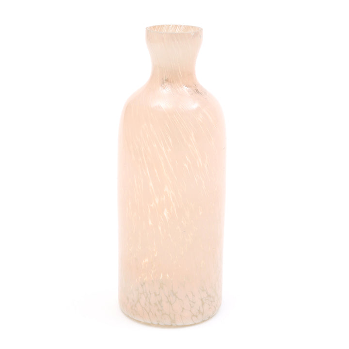 White Splutter Glass Vase