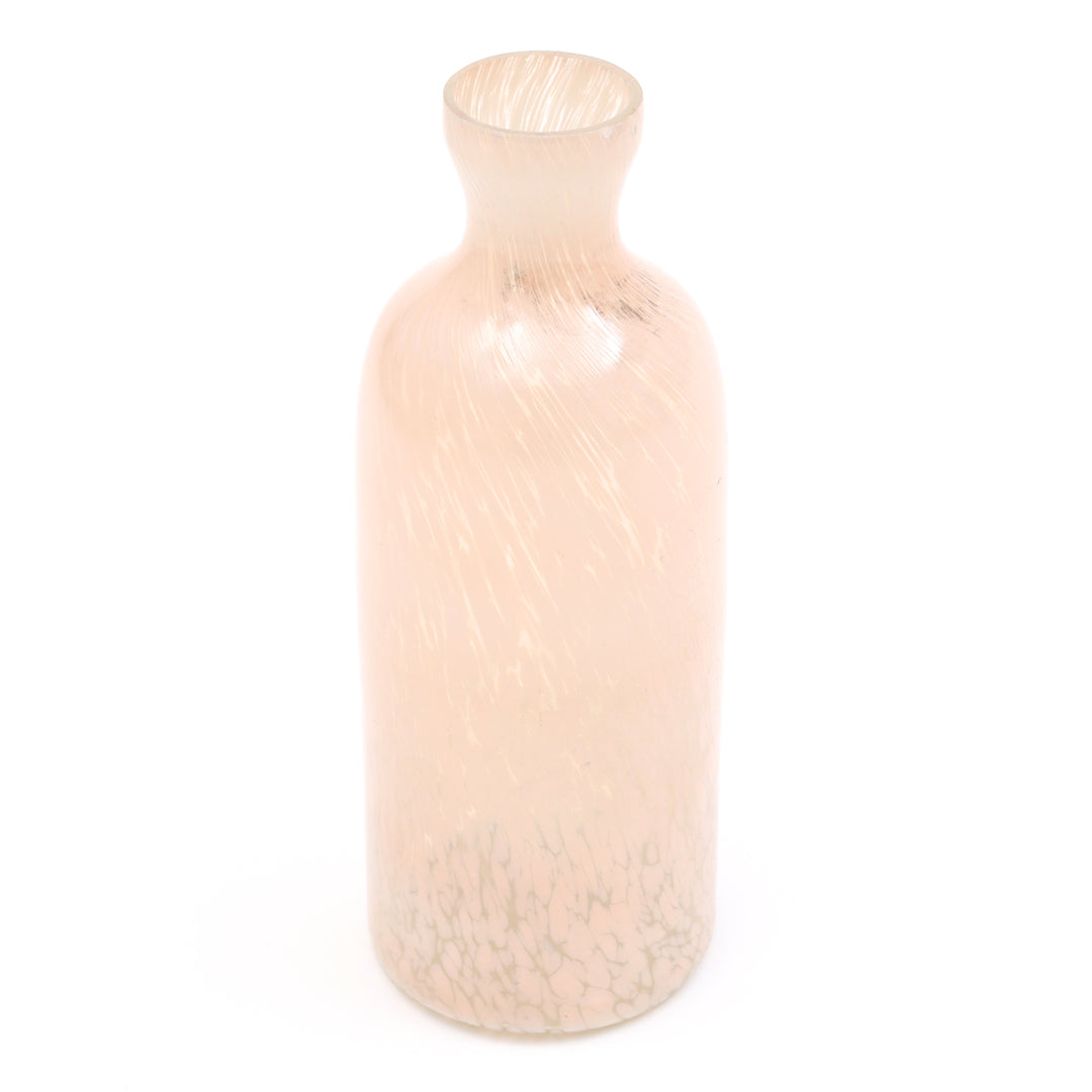 White Splutter Glass Vase