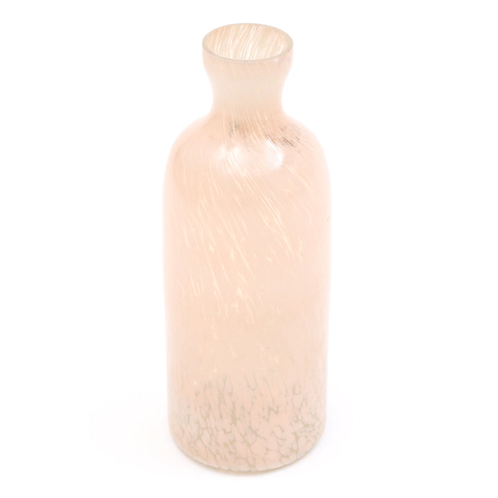 White Splutter Glass Vase