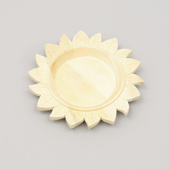 Handcrafted 13" Wood Charger Plate| Wooden Dinning Placemat|Artisan Wood Tableware