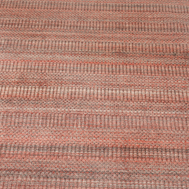 Area Rug | Red Wool & Bamboo Silk Handloom Rug