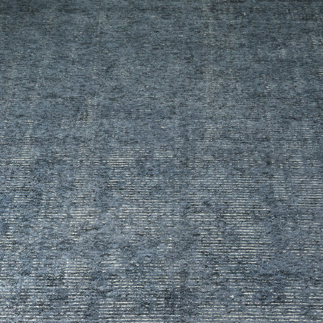 Area Rug | Charcoal Wool & Bamboo Silk Handloom Rug | 7mm