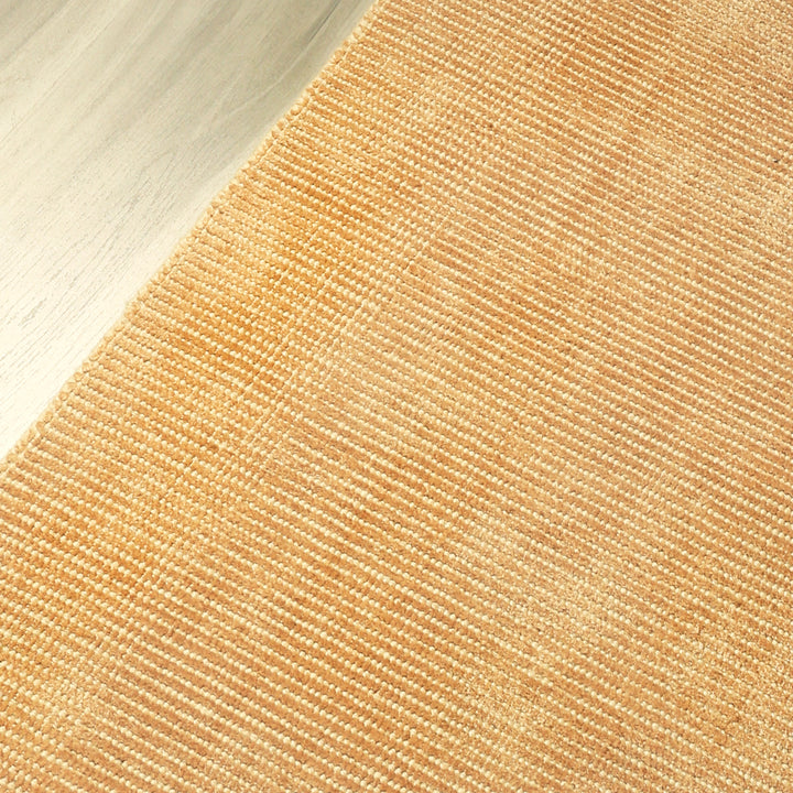 Area Rug | Gold Wool & Bamboo Silk Handloom Rug