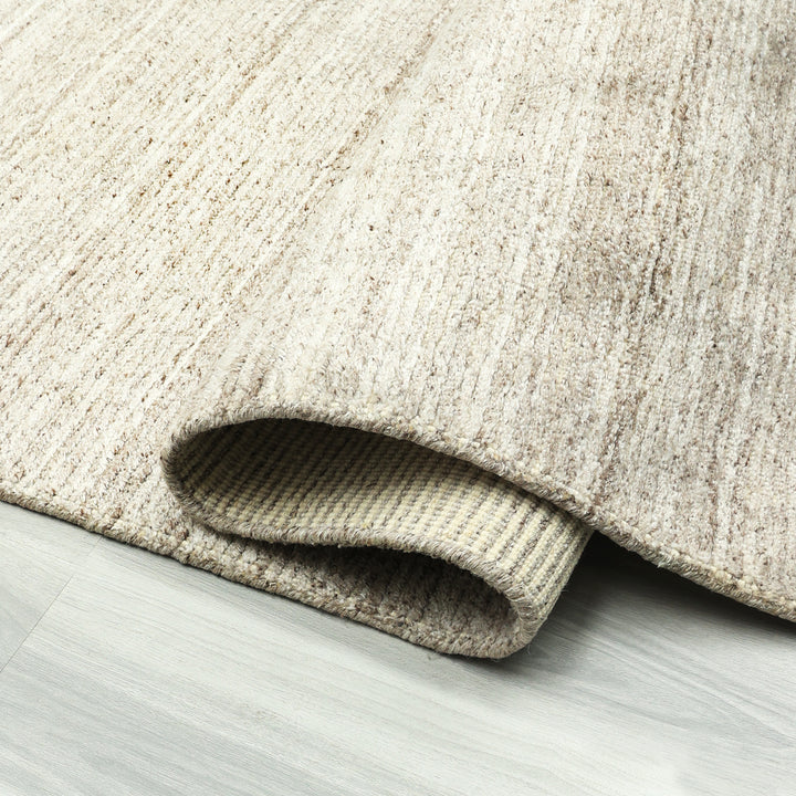 Area Rug | Natural Wool & Bamboo Silk Handloom Rug | 7mm