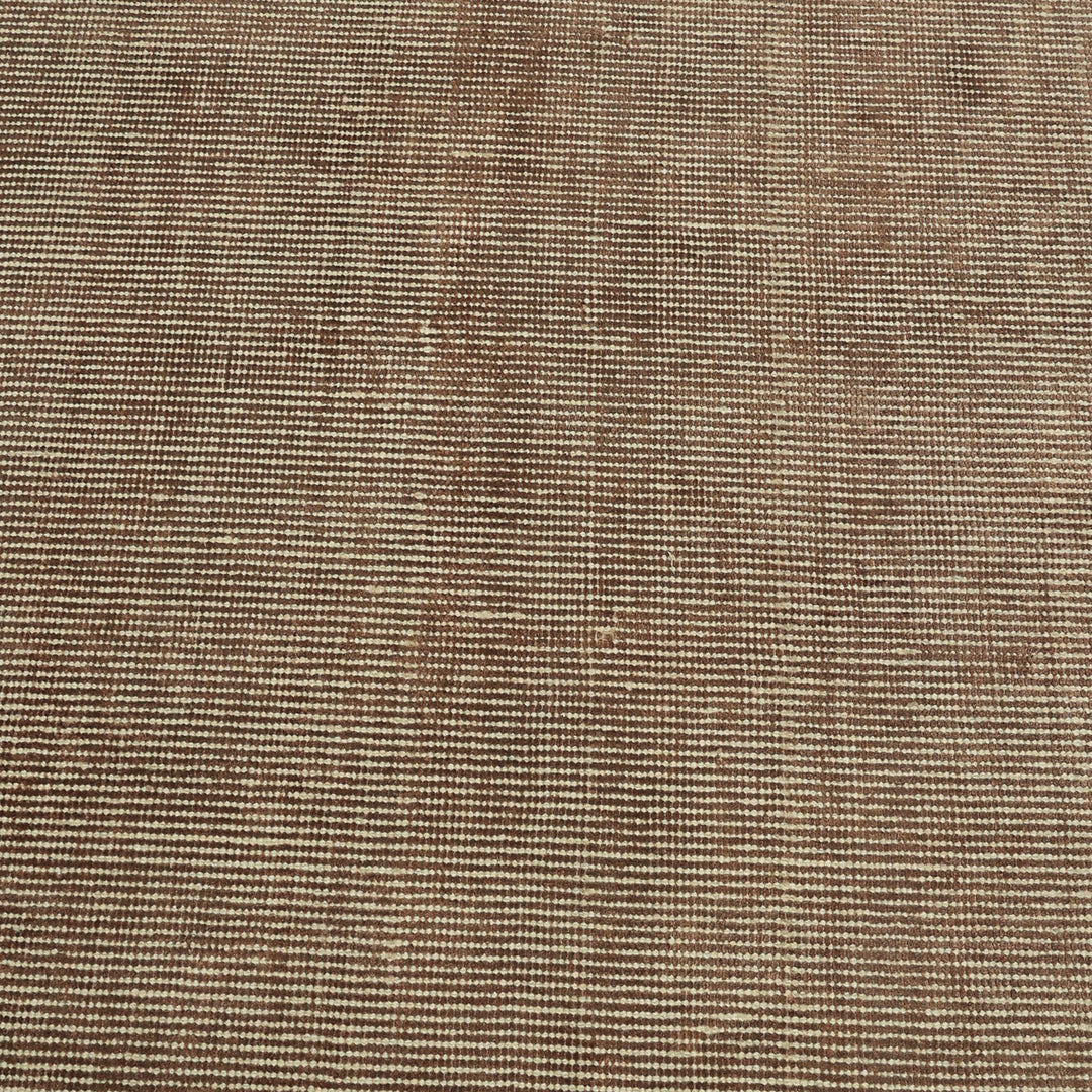 Area Rug | Brown Wool & Bamboo Silk Handloom Rug| Vintage Rug