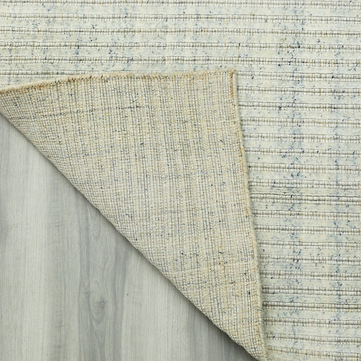 Area Rug | Wool & Bamboo Silk Handloom Rug | Beige