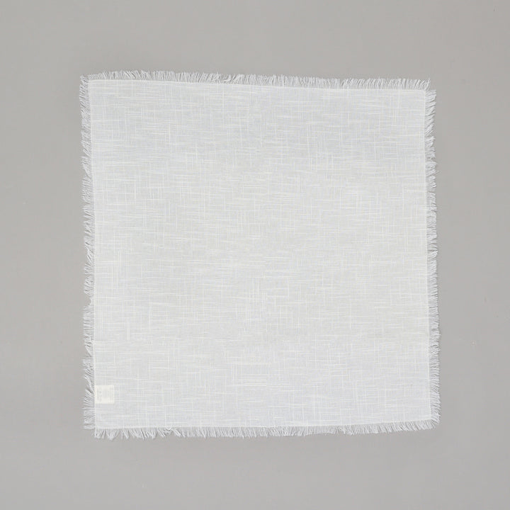 Premium Cotton Napkins Set of 4 - 20"x20", Classic Hemstitch Dinner Napkins