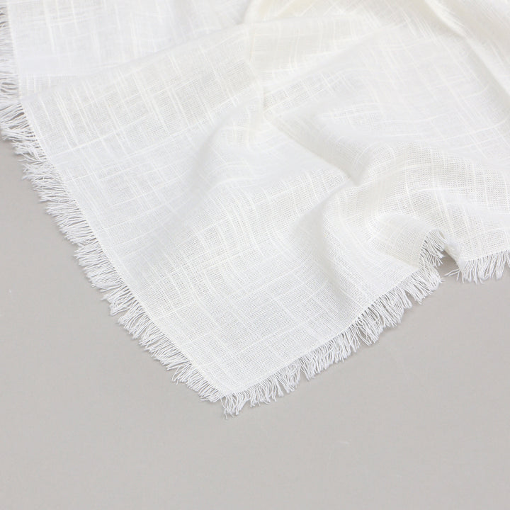 Premium Cotton Napkins Set of 4 - 20"x20", Classic Hemstitch Dinner Napkins