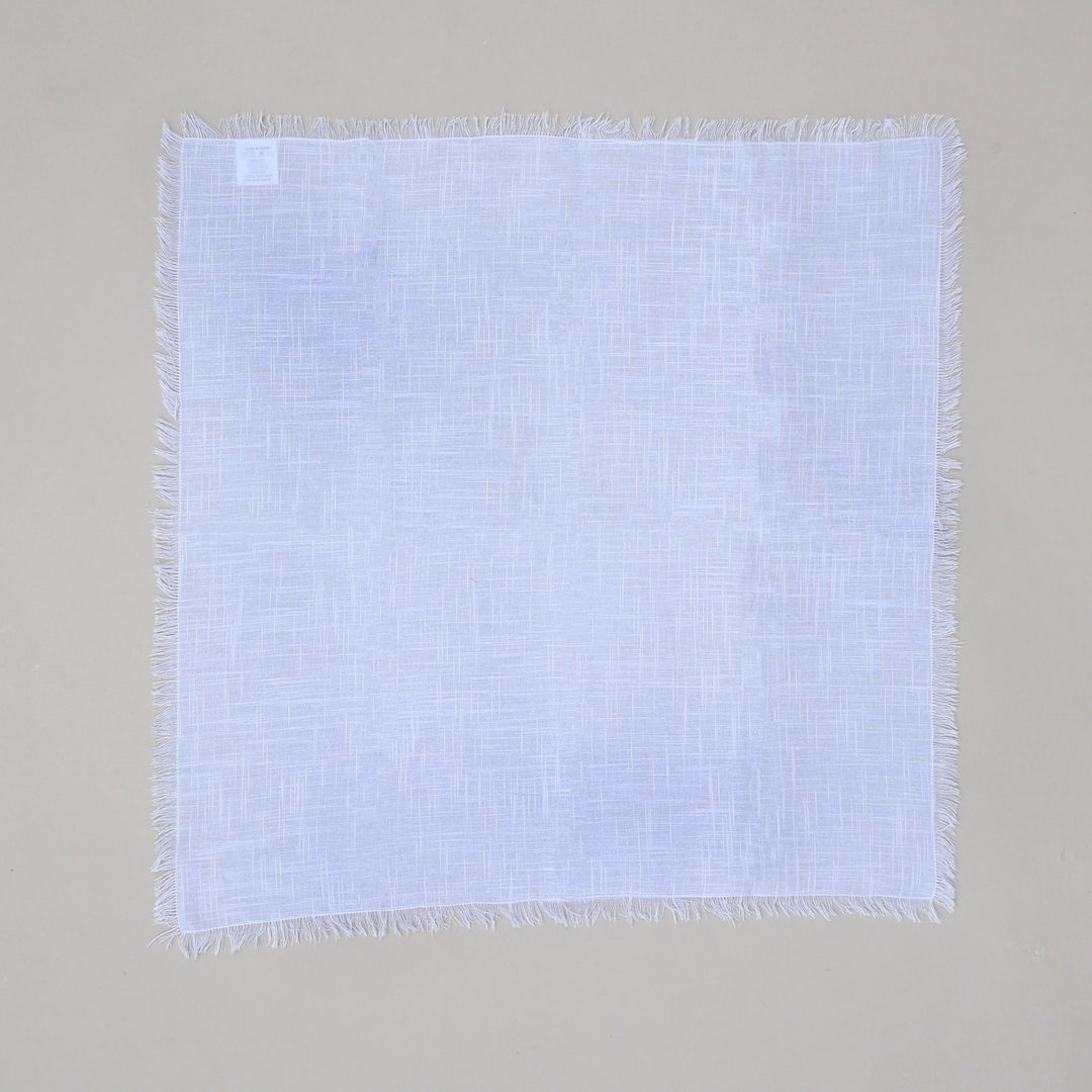 Premium Cotton Napkins Set of 4 - 20"x20", Classic Hemstitch Dinner Napkins