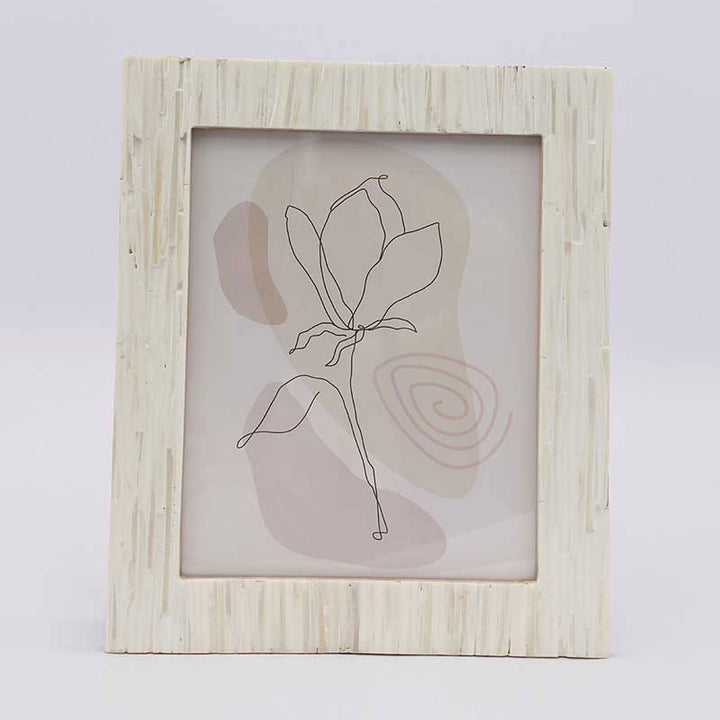 Chisseled Photo Frame/Ivory Bone/8*10 Inch