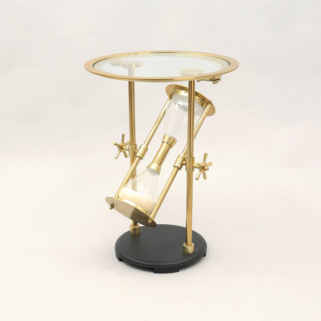 Decorative Hourglass End Table-Side Table