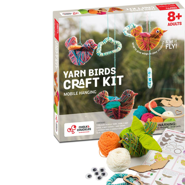 Yarn Birds Craft Kit Diy String Art And Craft