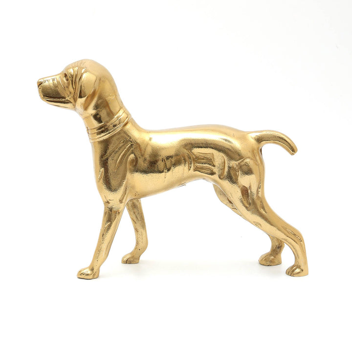 Decorative Dog Sculpture-Animal Figurine - 11"x3.25"x9.5"