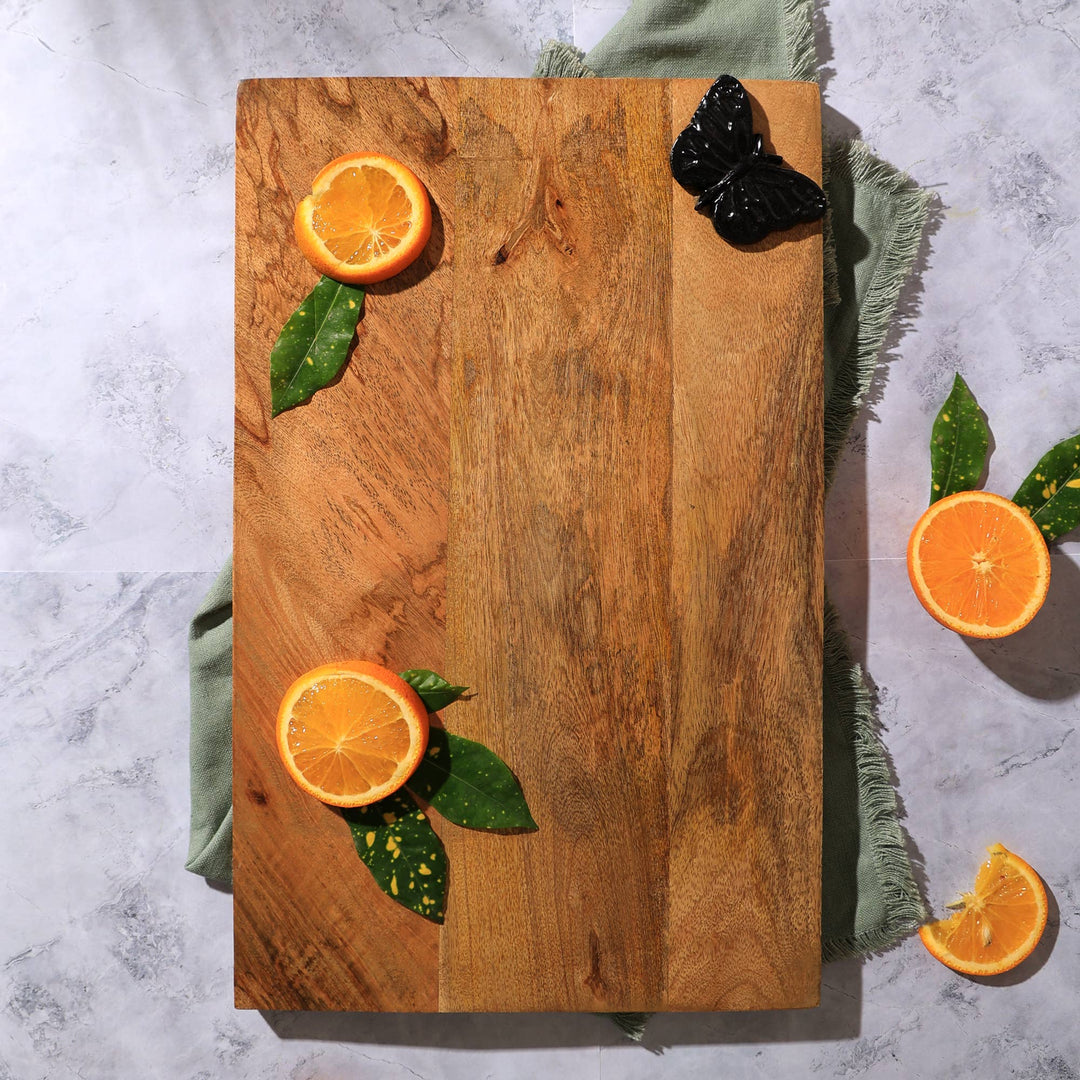 Chopping Board | Butterfly Wooden Platter | Handmade Serving & Cutting Board | Eco Friendly Kitchen & Dining Accessory