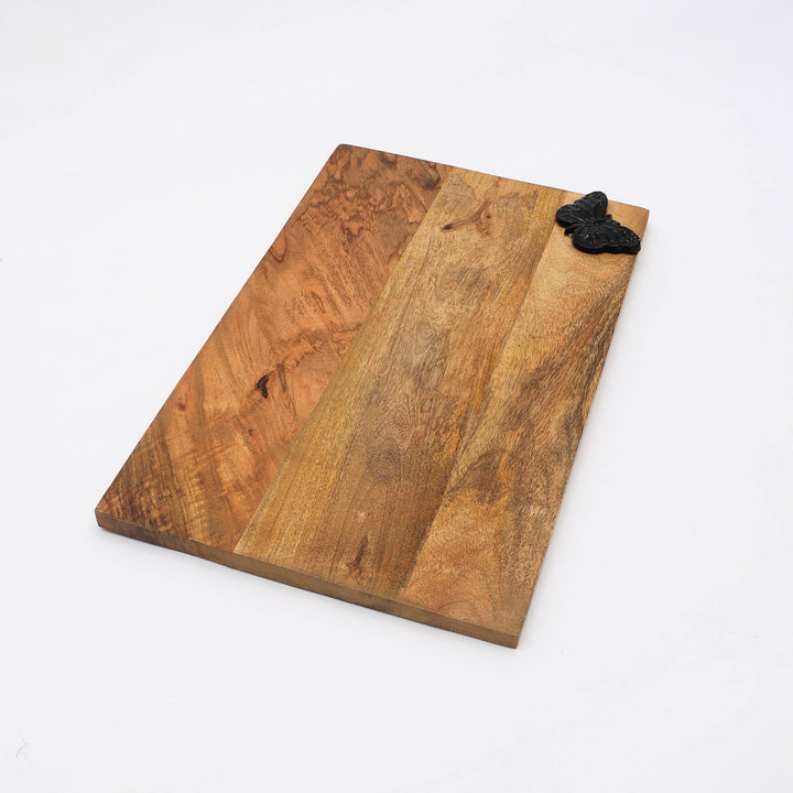 Chopping Board | Butterfly Wooden Platter | Handmade Serving & Cutting Board | Eco Friendly Kitchen & Dining Accessory