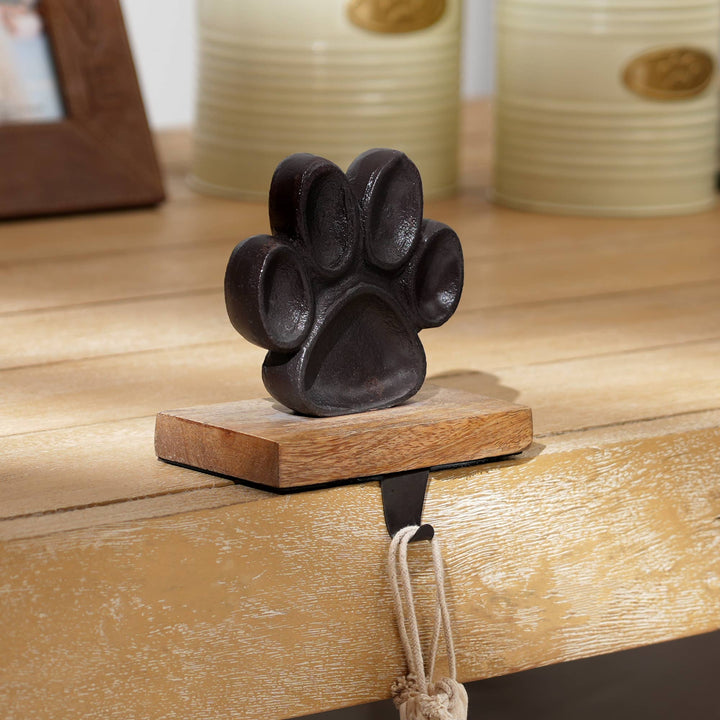 Wood Stacking Holder | Paw Shaped Stacking Holder | Handmade Wooden Organizer | Eco Friendly Home & Office Storage