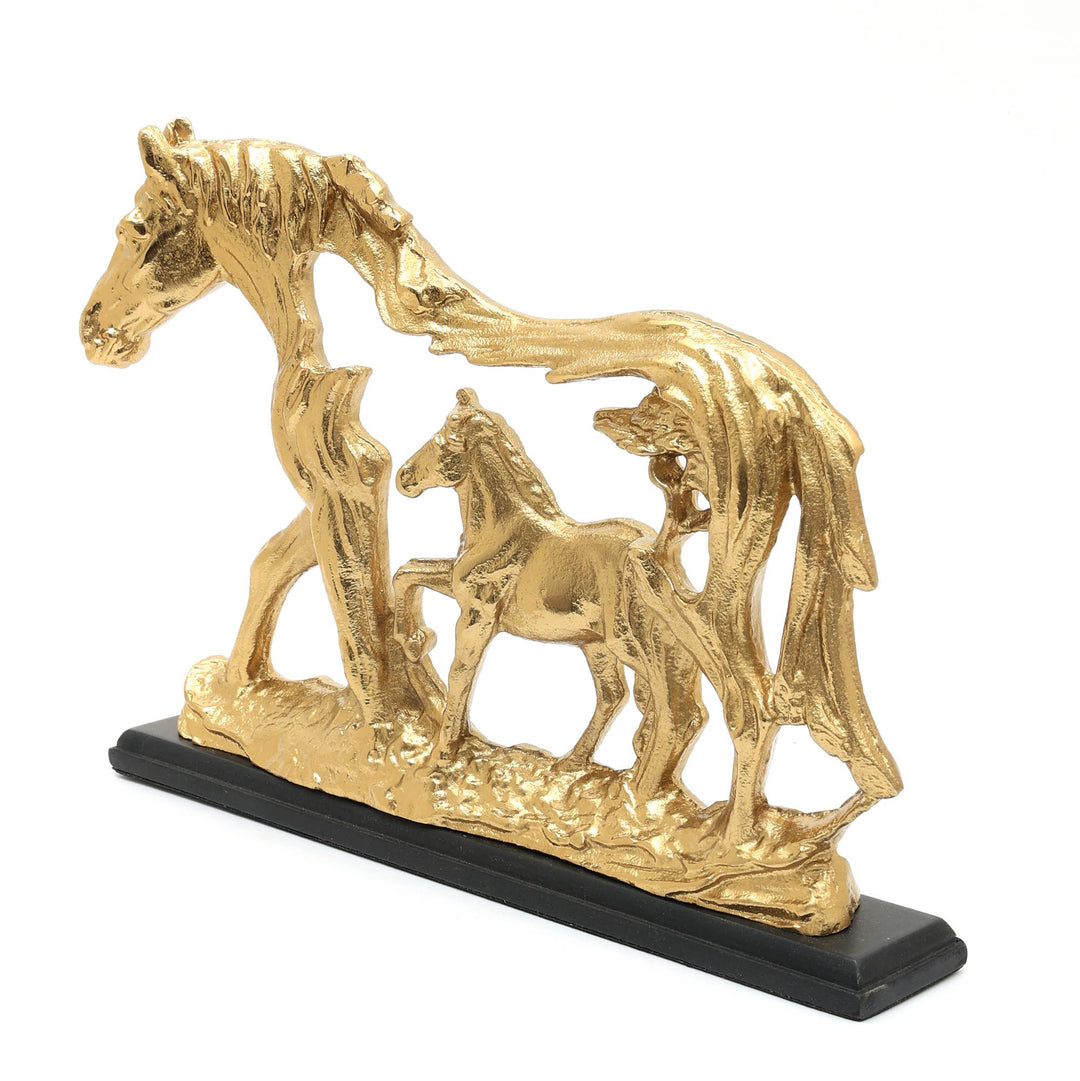 Decorative Horse Sculpture-Animal Figurine - 11"x1.25"x7.75"