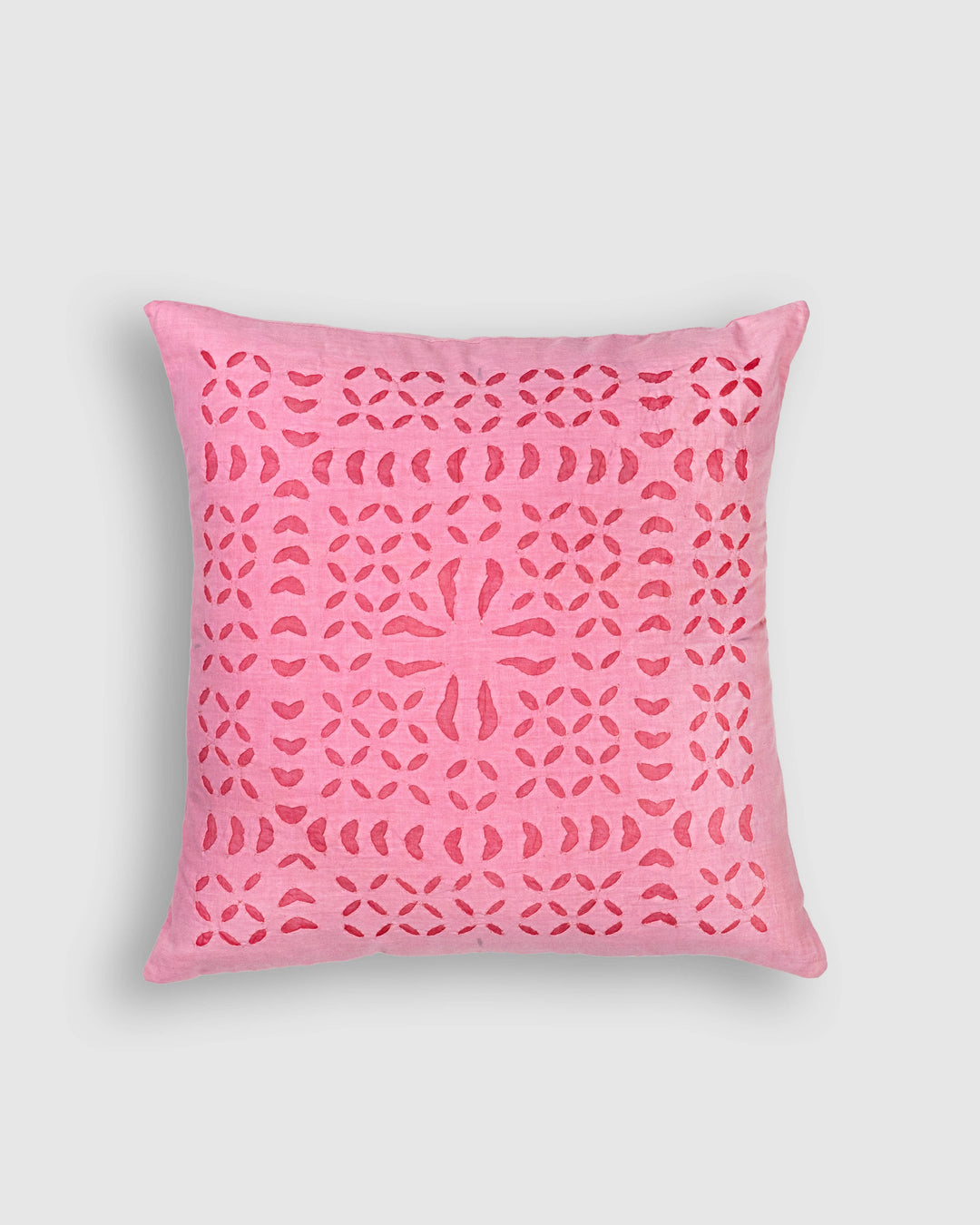 Cushion Cover Applique Makhana Design, Set Of 2-1