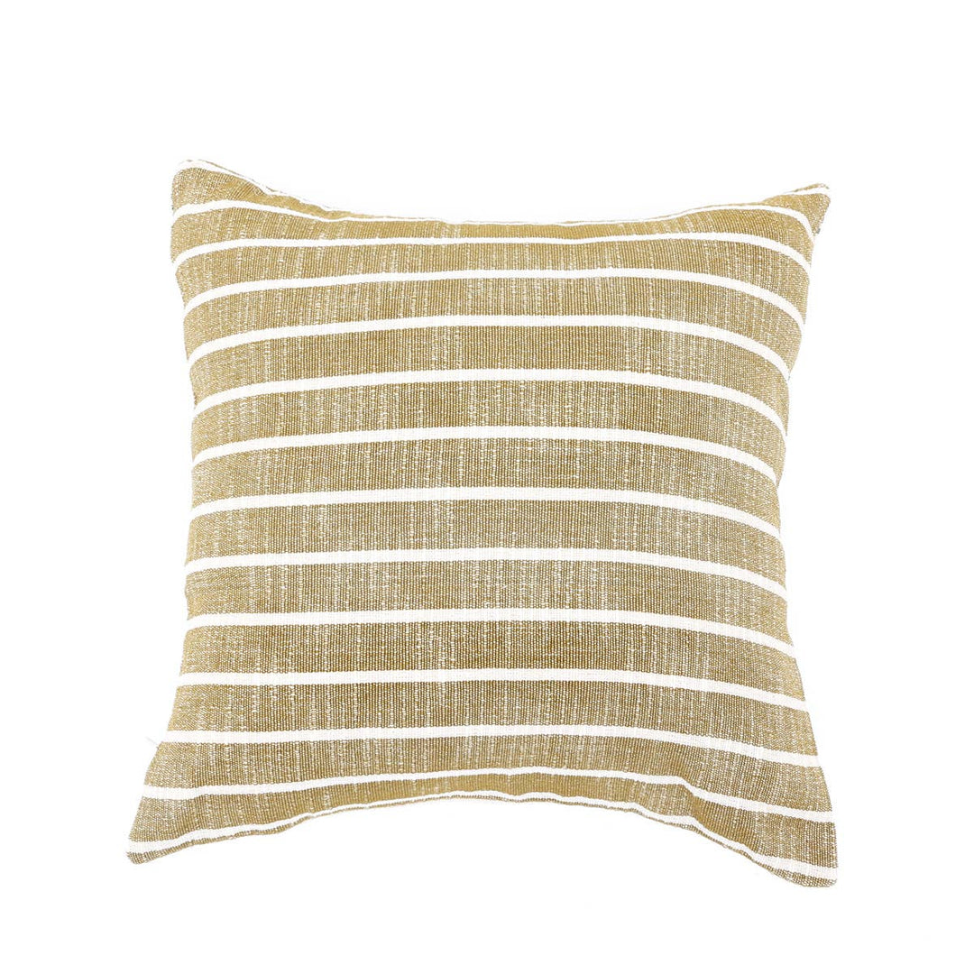 Double Sided Striped Cushion (Green) 18"X18"(With Filler)