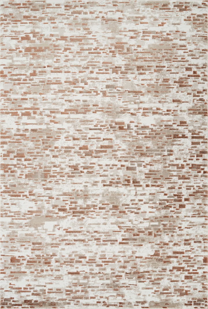Troy Modern Abstract Area Rug | Soft Polyester Indoor Rug | Contemporary Distressed Design