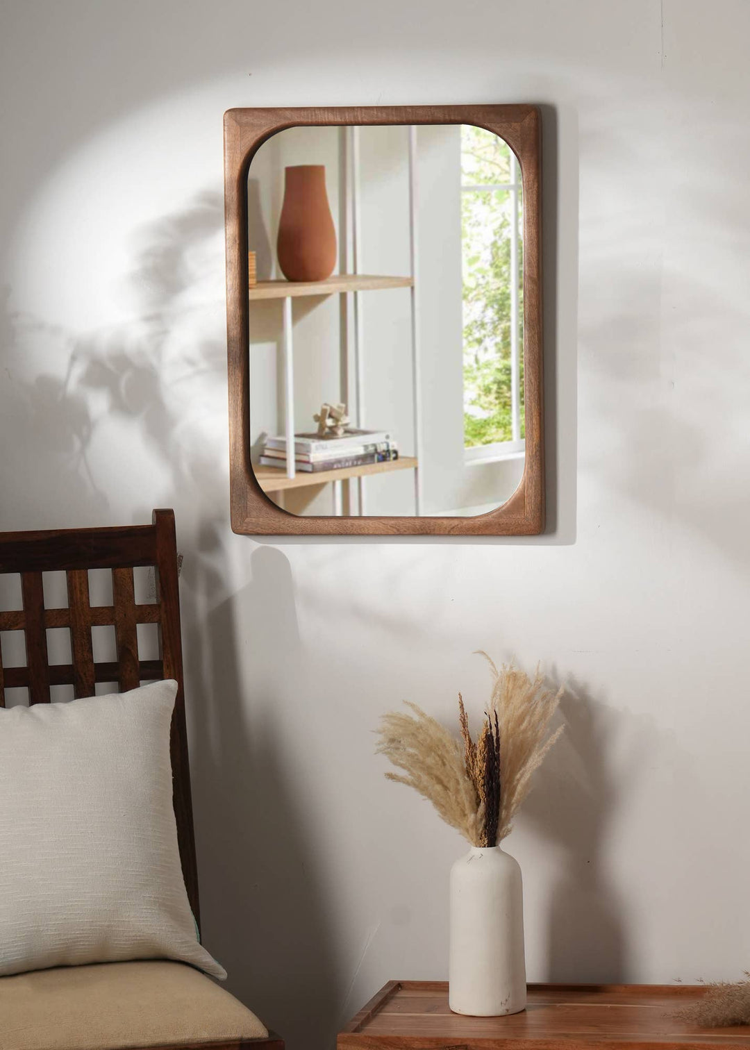 Cuba Wooden Wall Mirror