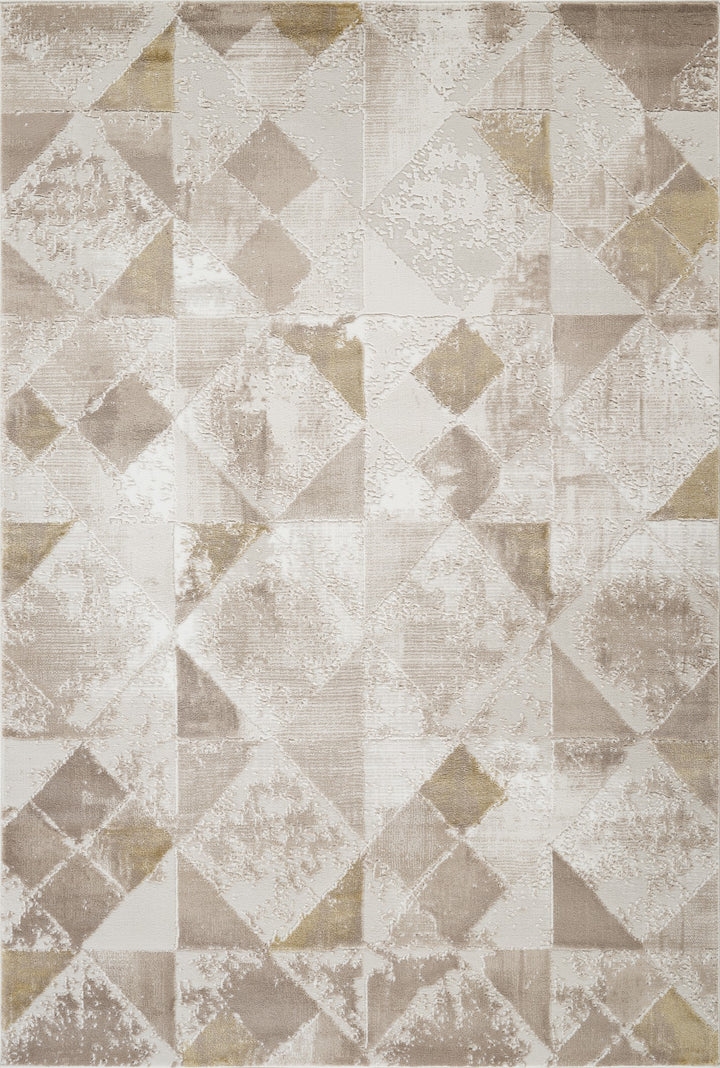 Troy Geometric Abstract Area Rug | Modern Polyester Indoor Rug | Diamond Pattern Accent Rug