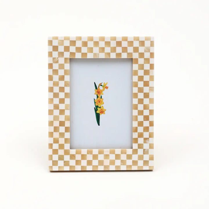 Checkerboard Carnival Photo Frame, 5"x7"