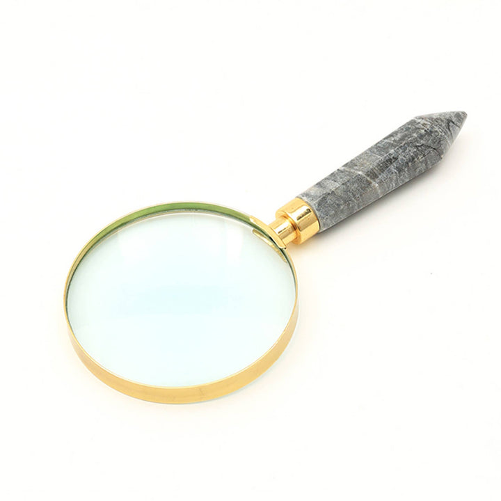 Rickon Marble Handle Magnifier 9x4x1 Inch