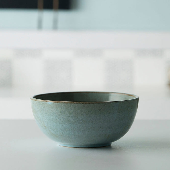 Aqua Rustic Ceramic Bowl (S/M/L)