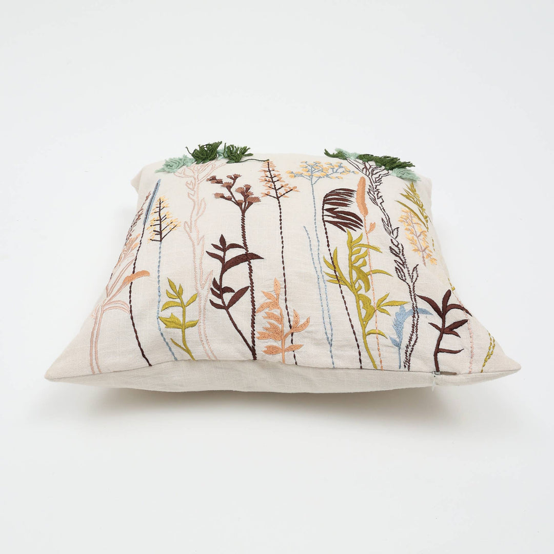 Botanical Bloom Cushion 18" x 18" – Nature Inspired Elegance for Everyday Living