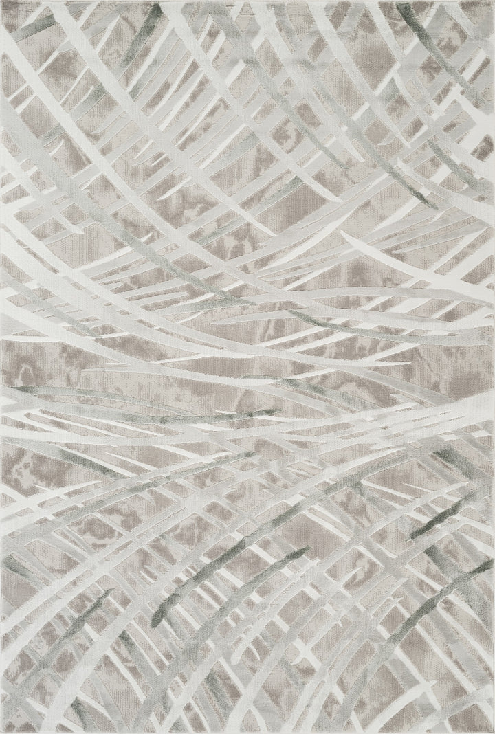 Troy Modern Abstract Area Rug | Soft Polyester Rug | Contemporary Brushstroke Design Indoor Carpet for Living Room, Bedroom & Dining Room